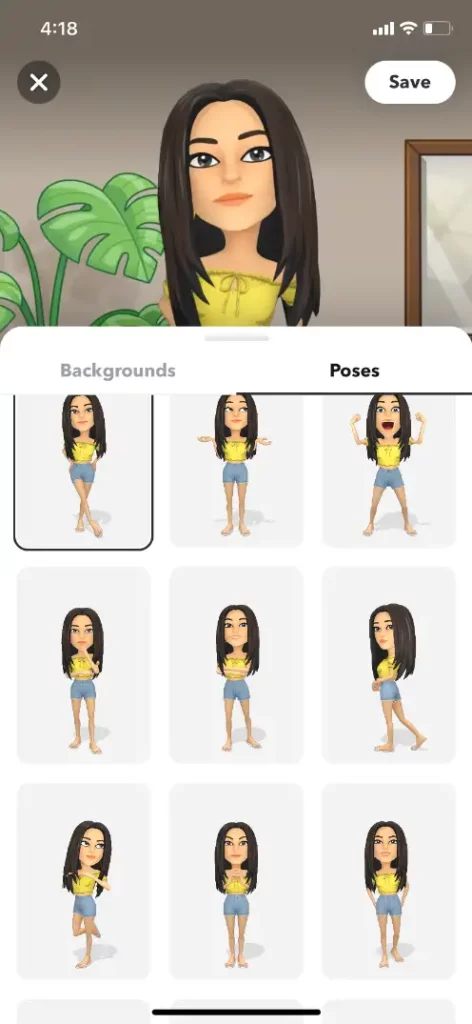 3d bitmoji avatar