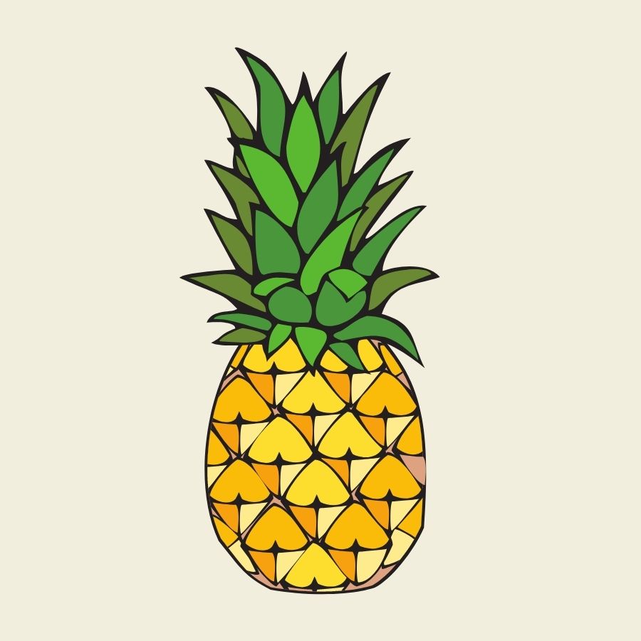 pineapple svg