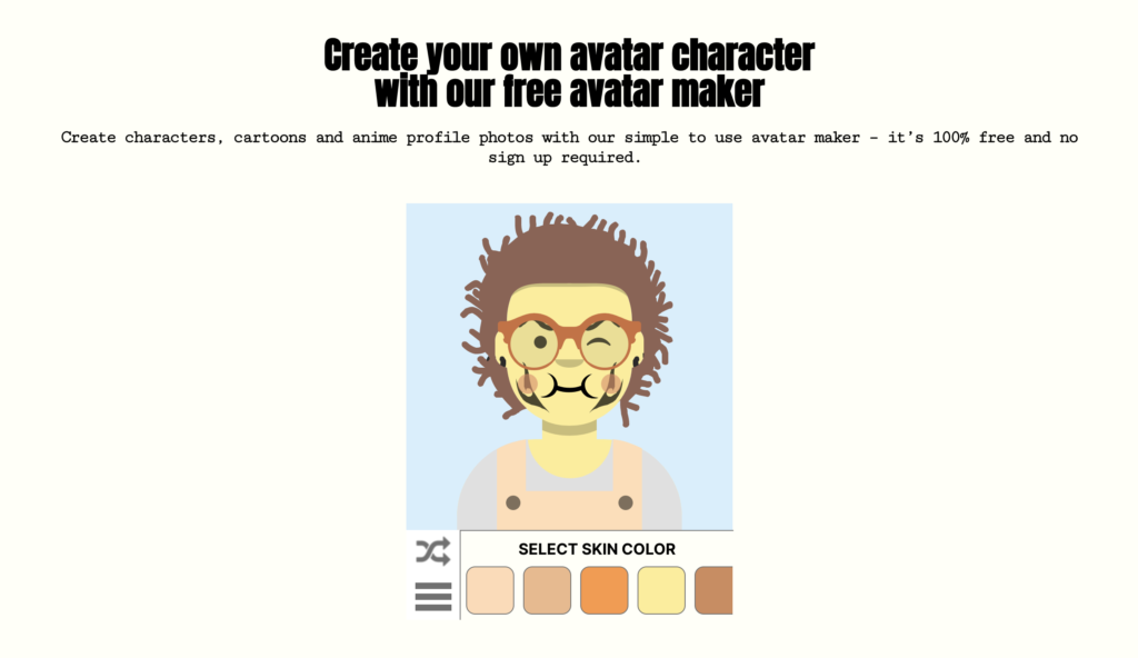 Catalog Avatar Creator How To Change head and body 