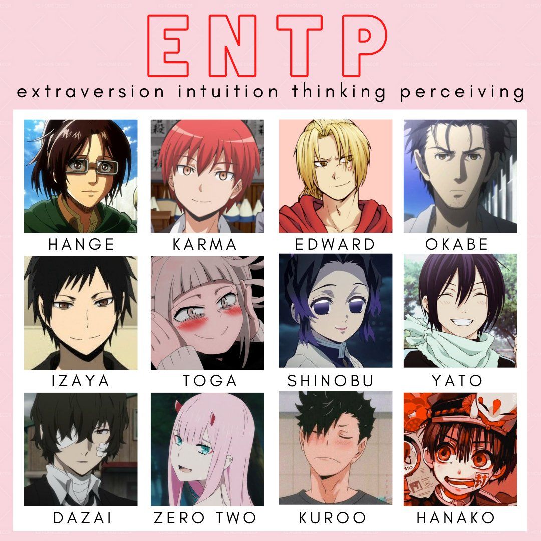 10 Amazing ENTP Anime Characters  Psychology Junkie
